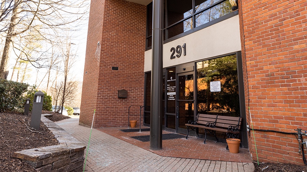 Front entrance of specialty dental office